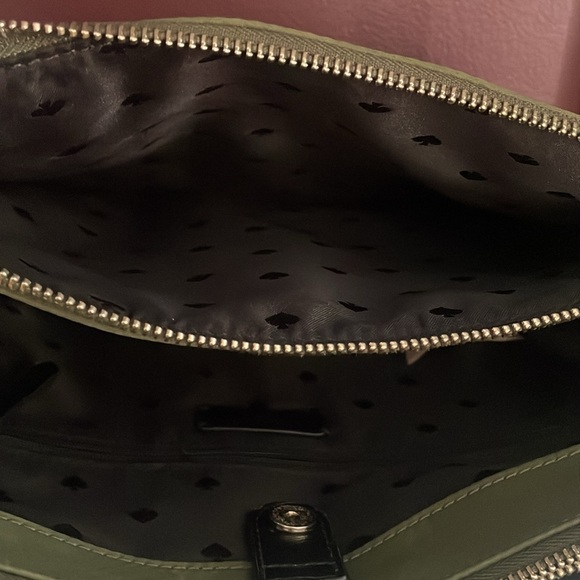 Kate Spade Green canvas purse - Picture 6 of 10